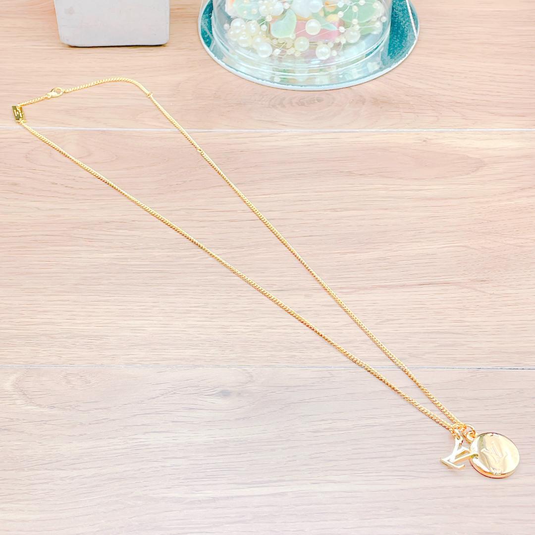 ◇ルイヴィトン◇新品仕上済 M80189 リングネックレス ゴールド 12.9g