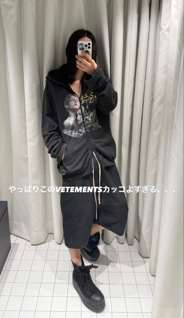 Vetements TITANIC タイタニック　ジップパーカー　Hoodie