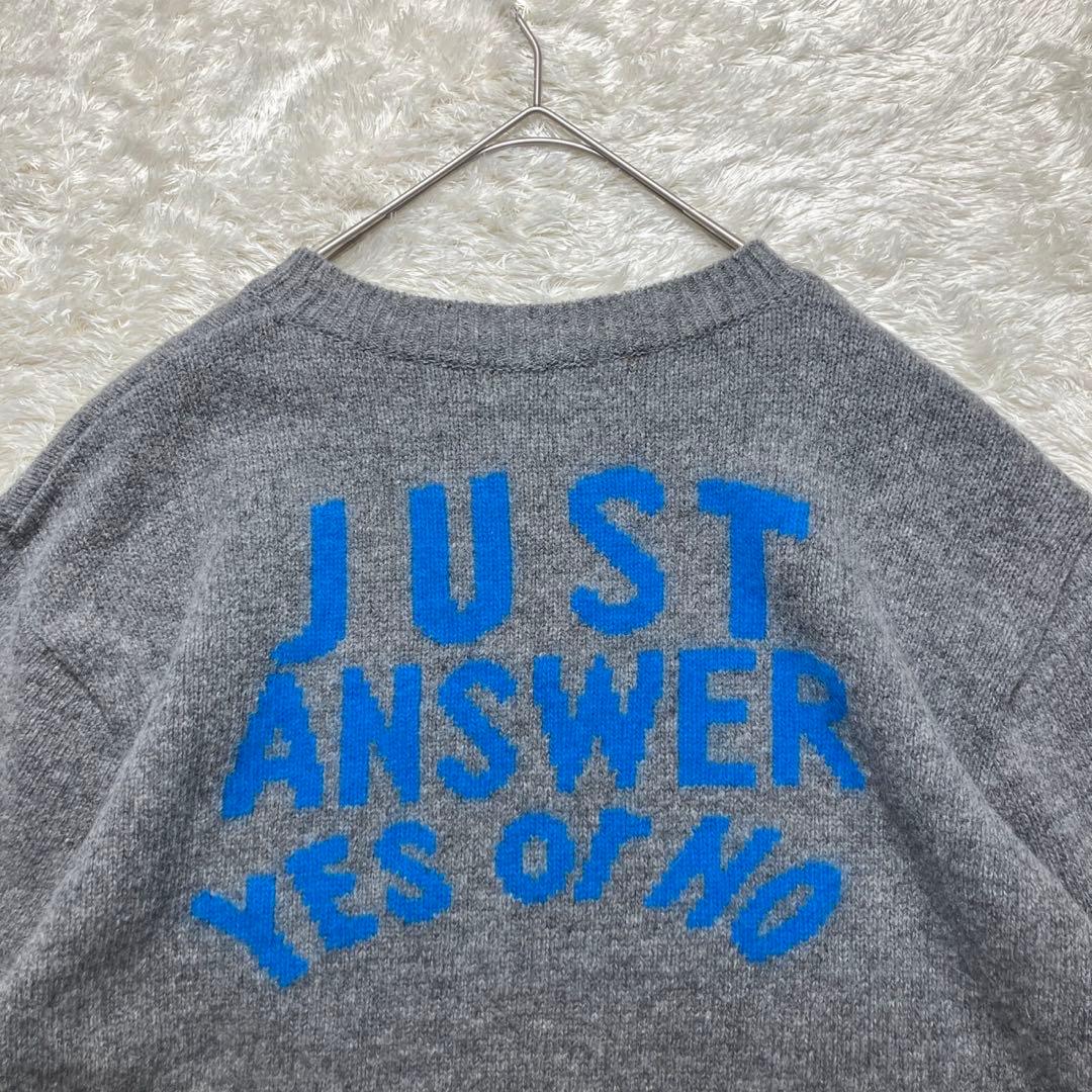 希少✨ machatt マチャット ロゴ ニット ウール混 グレー 韓国製