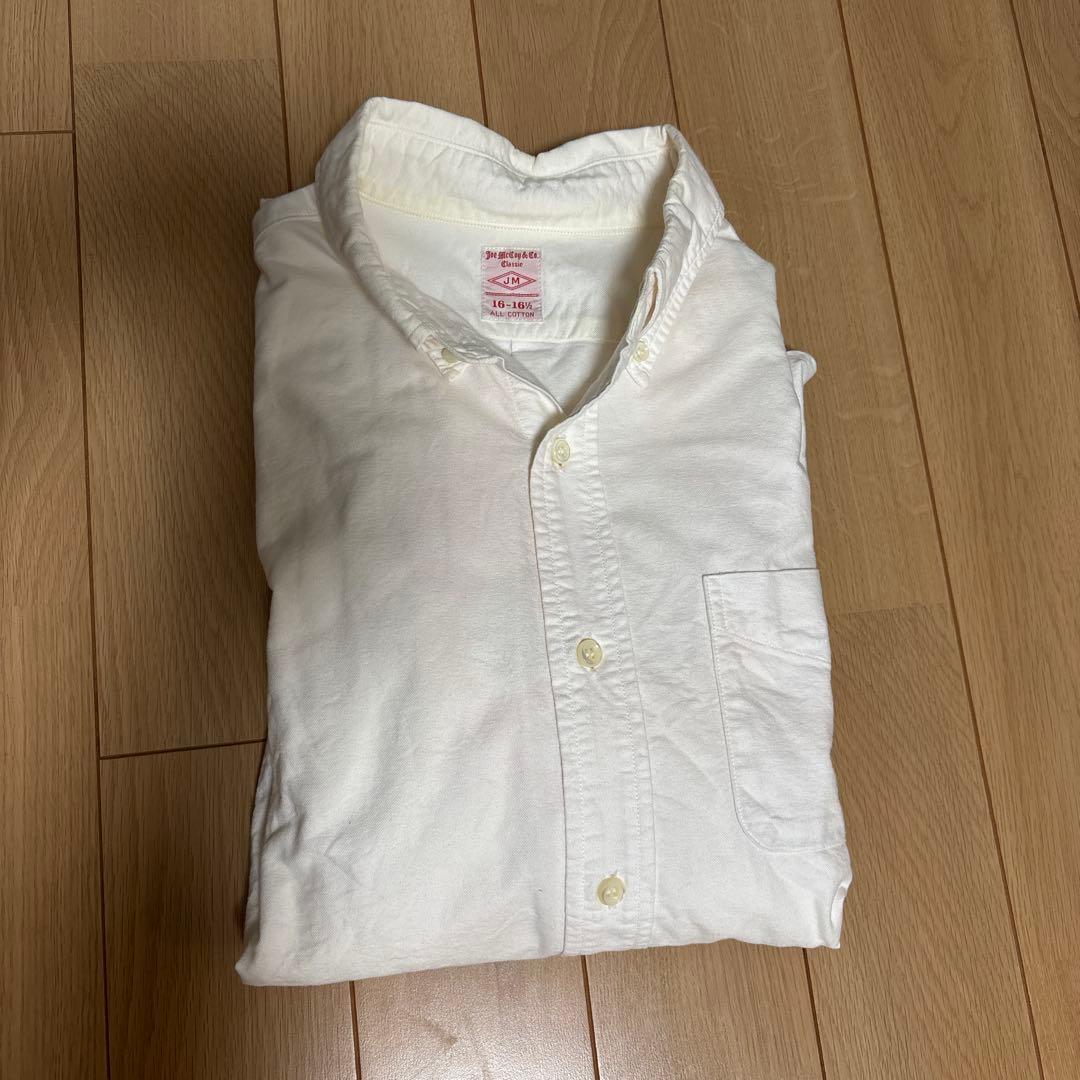 The REAL McCOY'S ホワイトシャツ JOE McCOY PANAMA SHIRT L/S