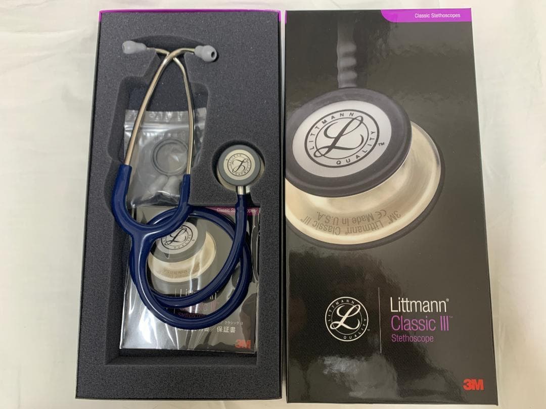 ◆聴診器　3M リットマン ステソスコープ クラシックIII （ネイビーブルー）