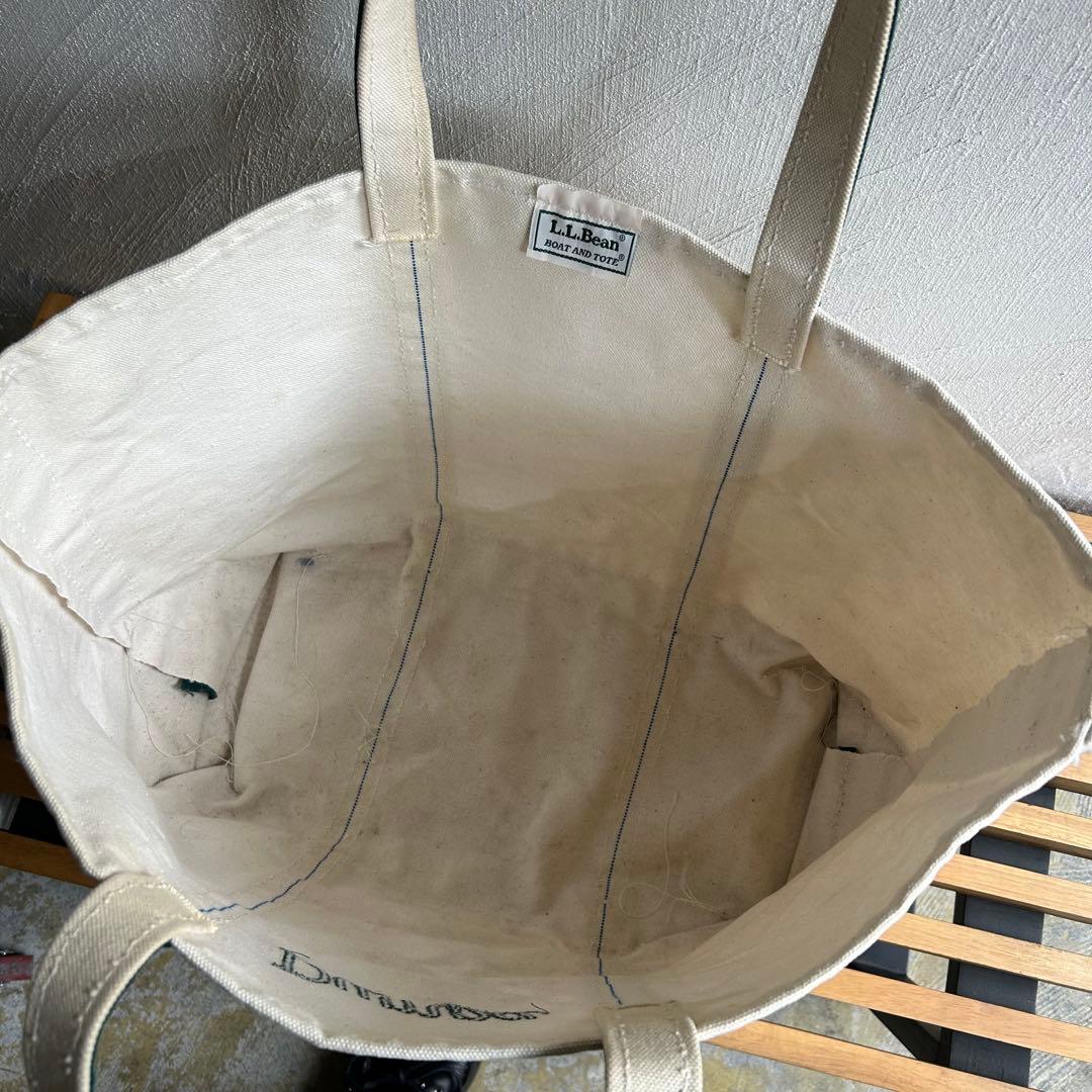 90S L.L.Bean ロングハンドル トートバッグ グリーン ラージ