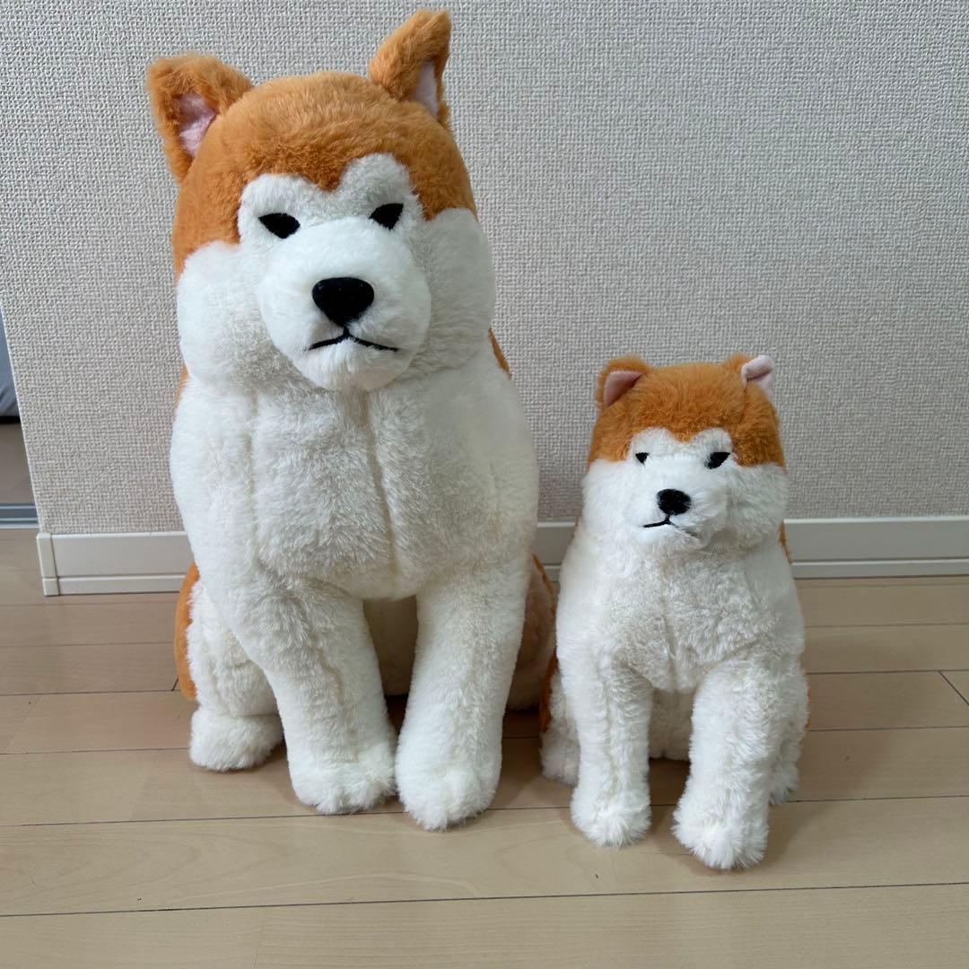 ほっこり秋田犬 はち兵衛 大小2体セット - メルカリ