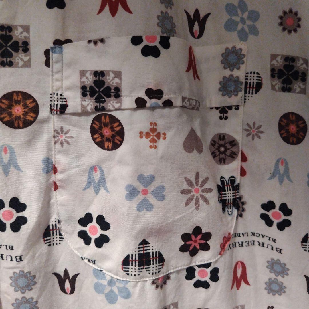 こ*ぼ様 BURBERRY BLACK LABEL 長袖シャツ サイズ3 BLACK BURBERRY