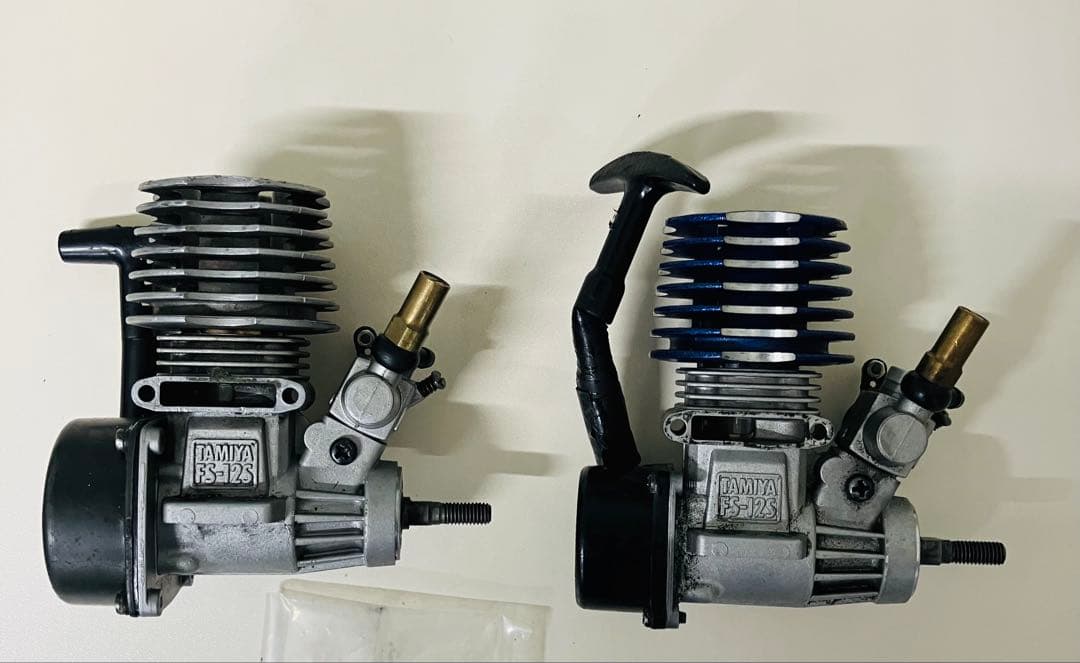 田宮　タミヤ　TG10MK2 FS-12エンジン 2個セット 使用歴　動作未確認 エンジンRCカーの「TG10-Mk.2FZ」シャーシを大幅リファイン！最新