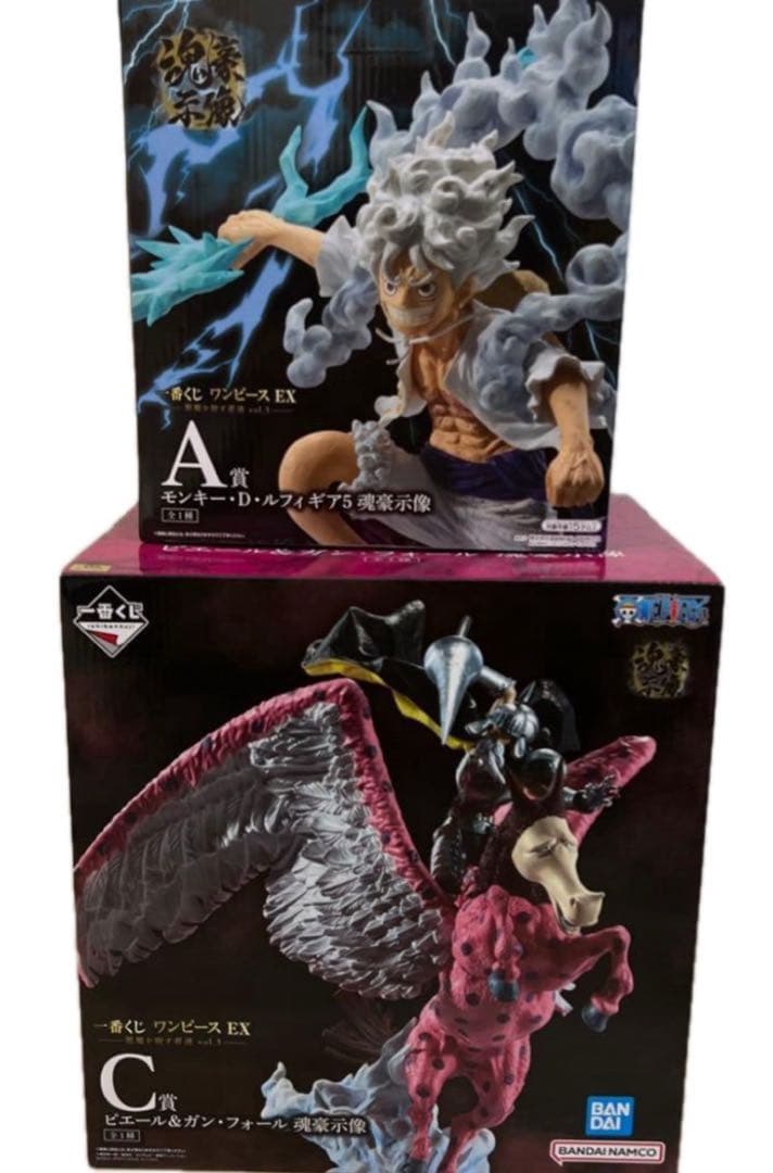 一番くじ ワンピース A賞 ルフィ C賞ピエール＆ガン・フォール　セット