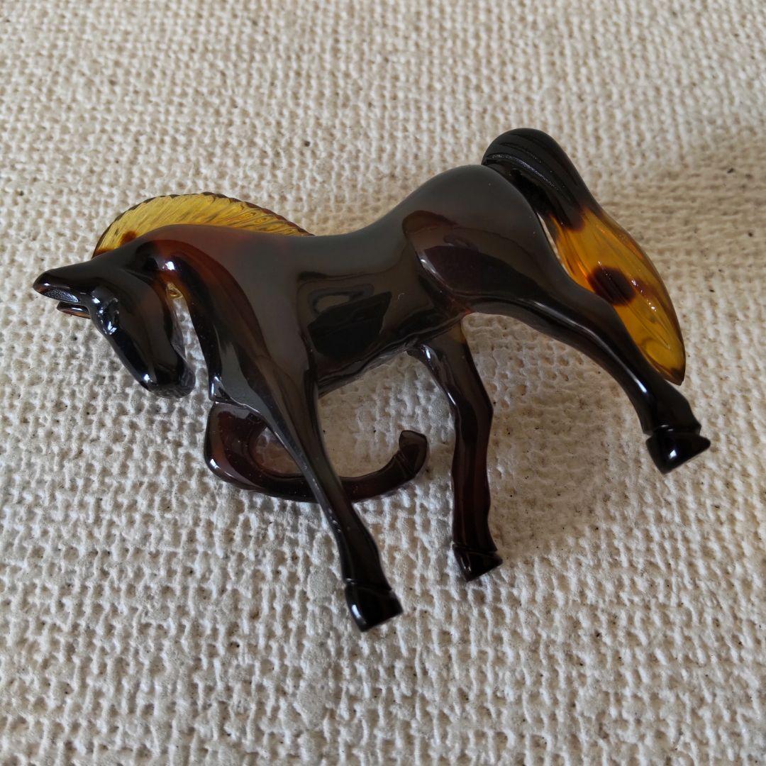 鼈甲 馬 ブローチ美品高級