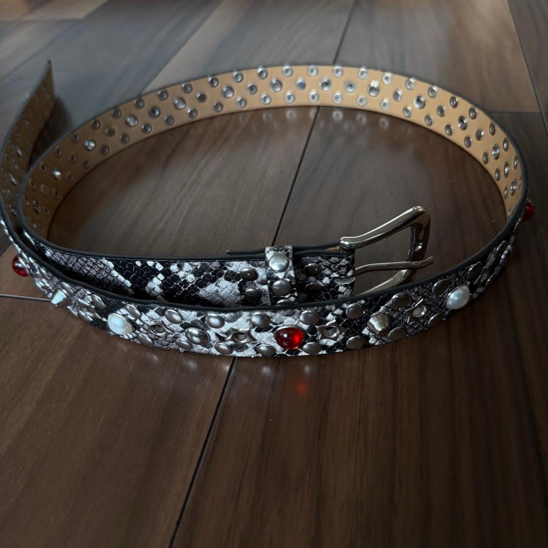 Jaded London スタッズベルト 牛革 JADED LONDON スタッズ ベルト 本革 - メルカリ