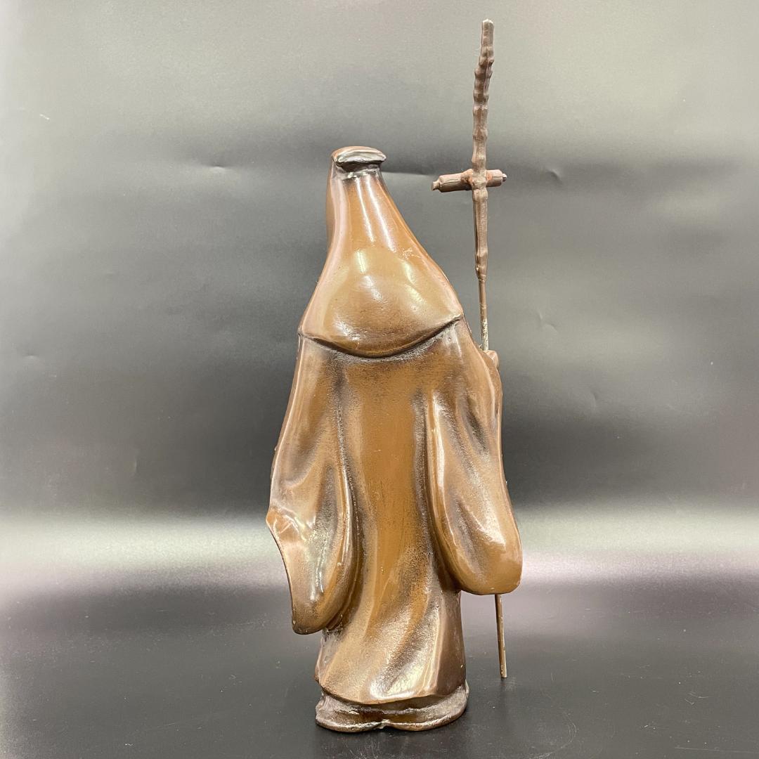 七福神 寿老人 鉄製 立像 鶴 仙人像 高さ38cm 重量3.3kg SB48 - メルカリ