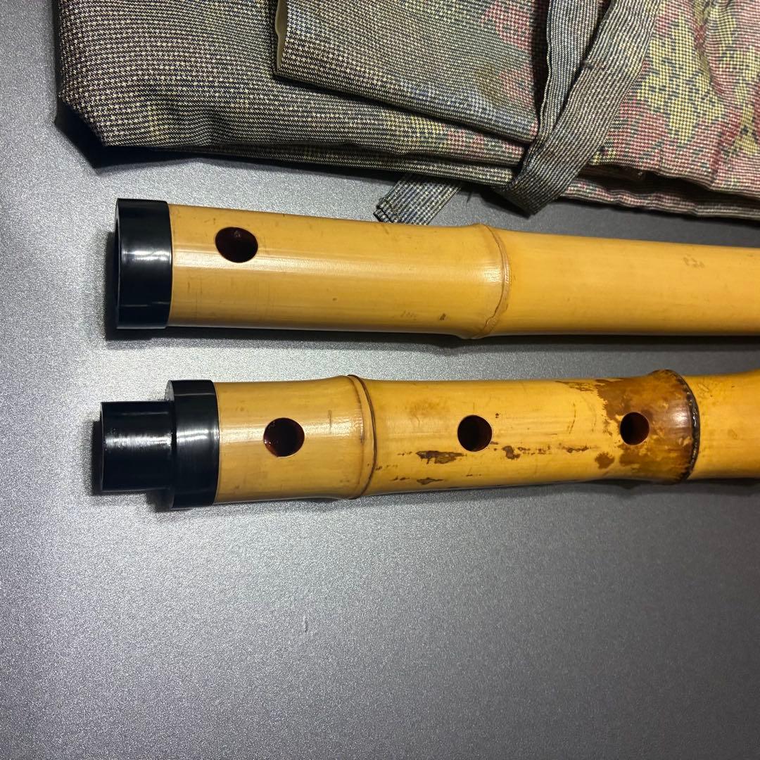 竹井様専用 琴古流 百瀬芳童 在銘 尺八 和楽器 全長約54.2cm - メルカリ