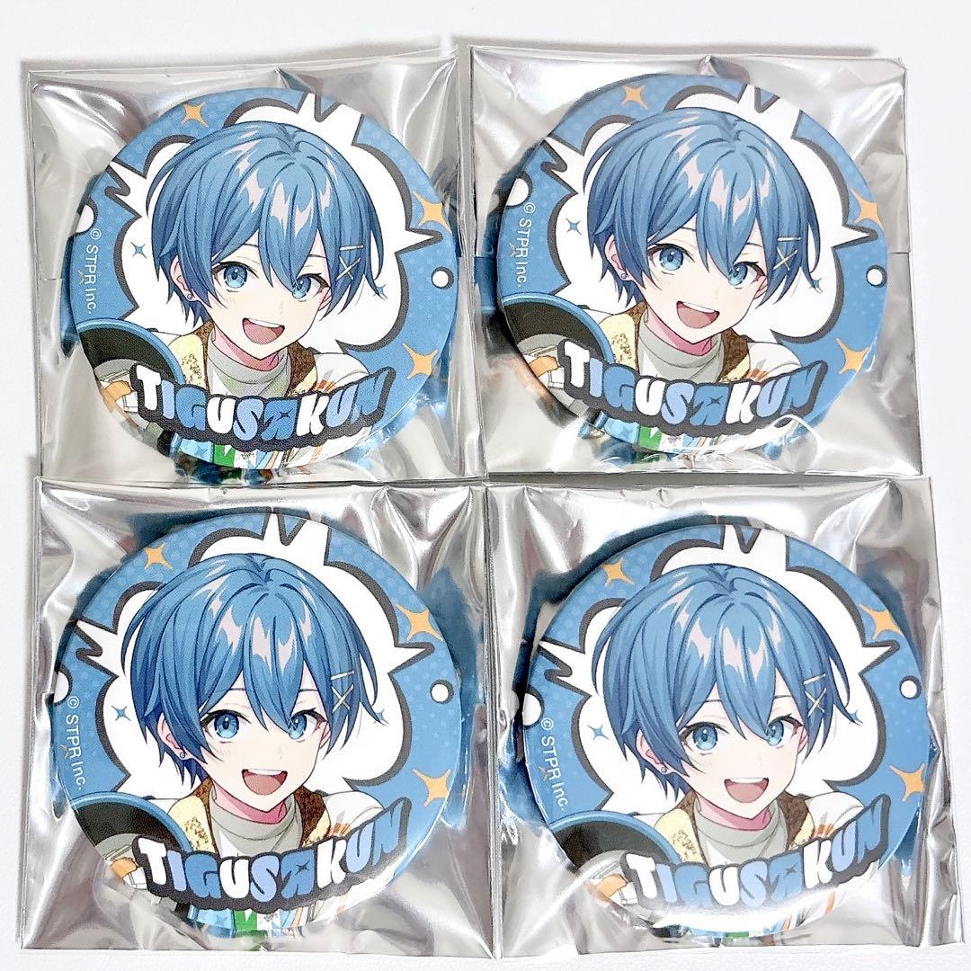 ちぐさ くん AMPTAK アンプ レインボーロード 缶バ ッジ 等身 - メルカリ