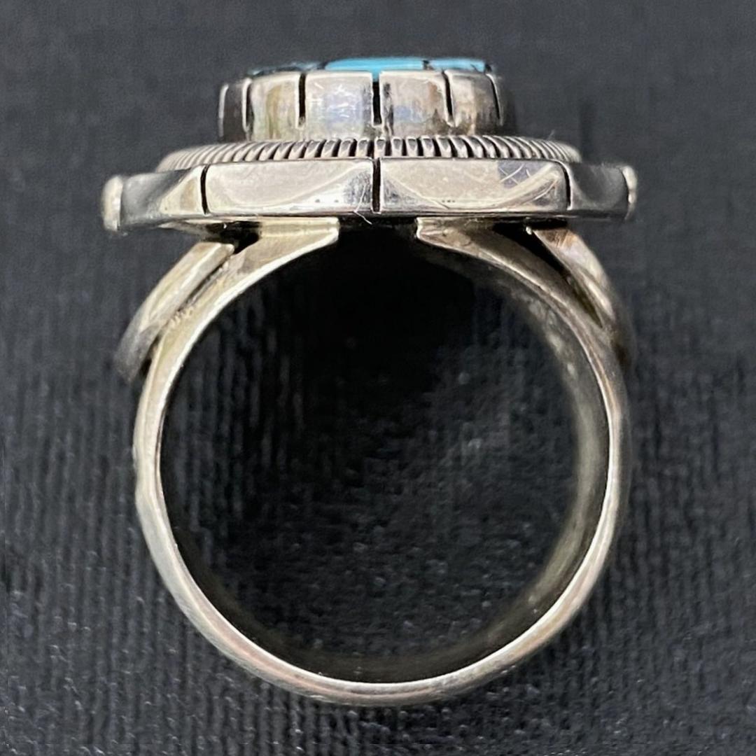 NAVAJO Will Vandever シルバー ビズビーターコイズ リング - メルカリ