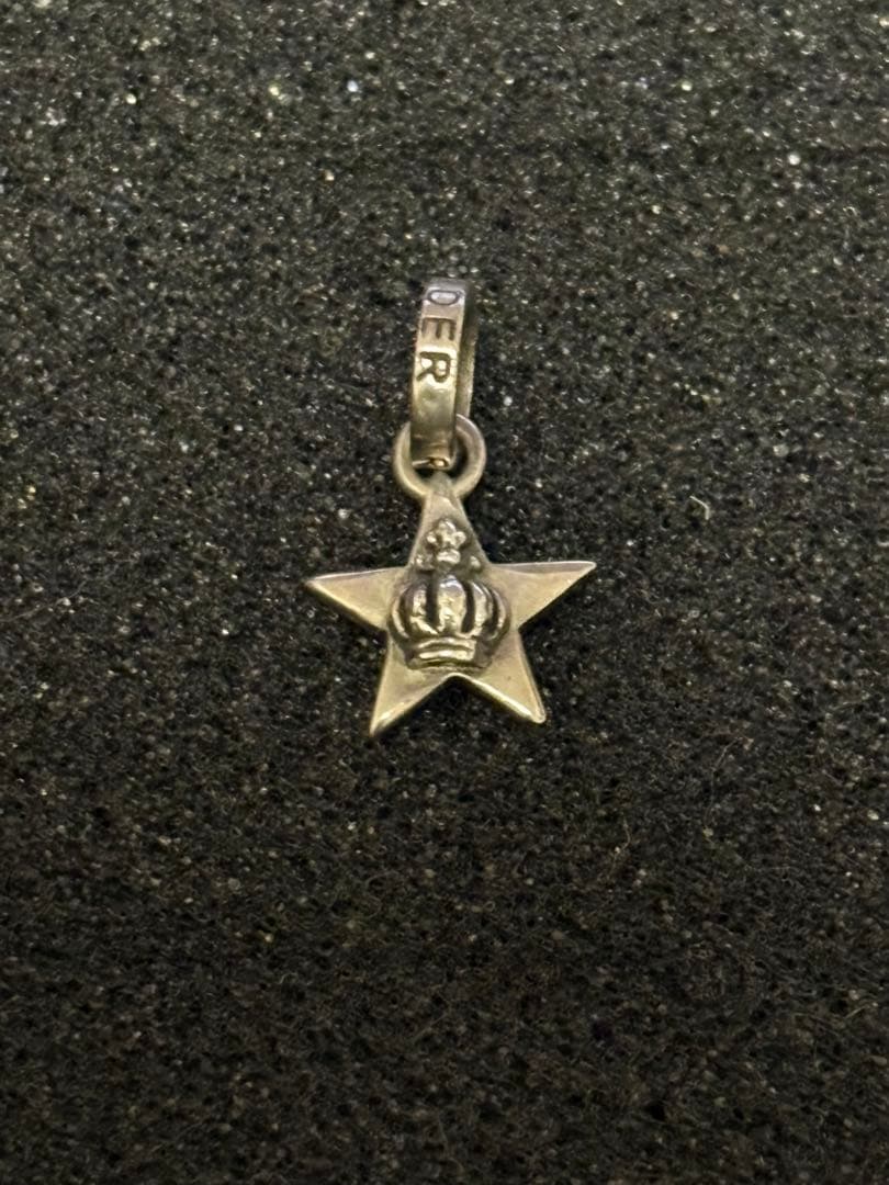ロイヤルオーダー  ORDER ネックレス ペンダント スター ロイヤルオーダー SMALL STAR w CROWN w Paved CZ 詳細ページ 【公式