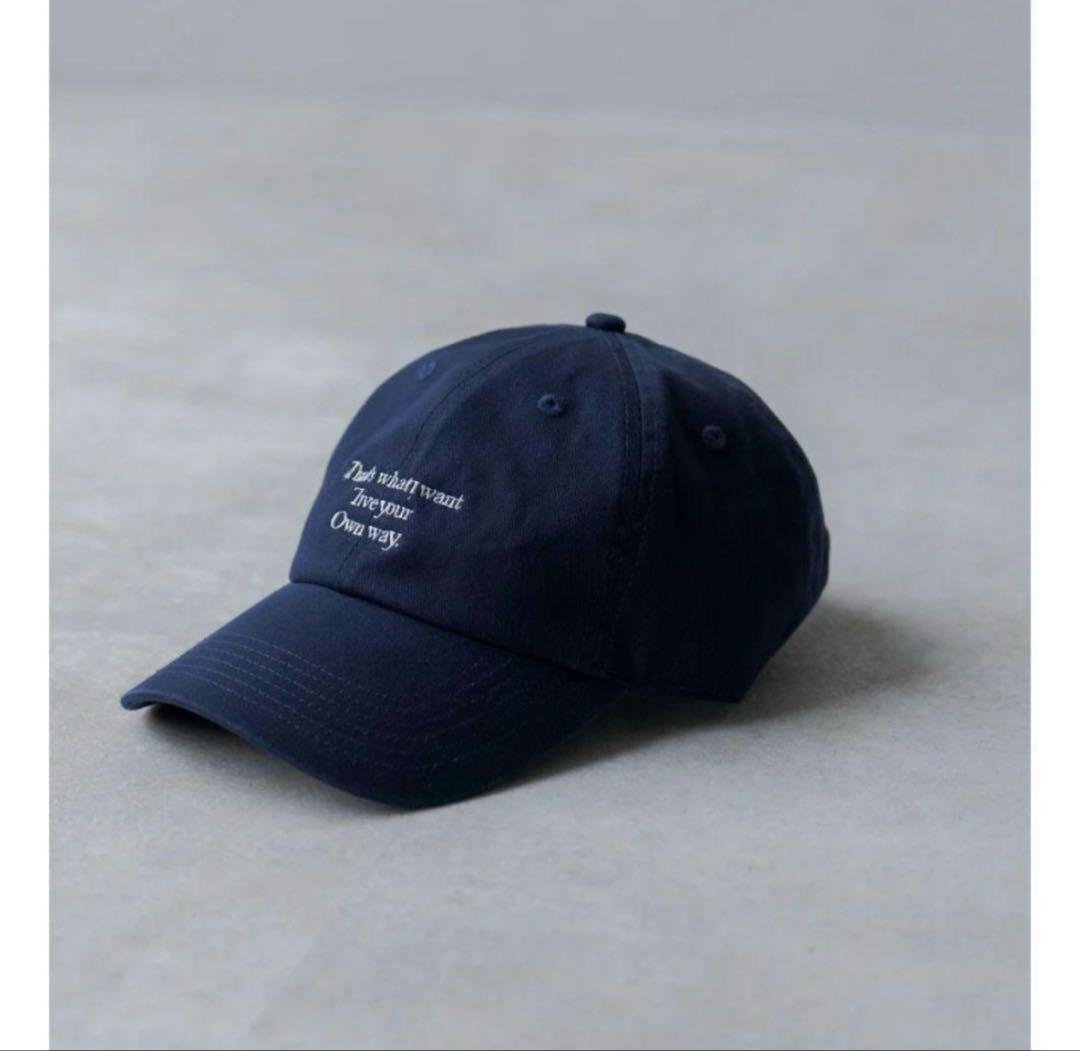 ネイビー ベースボールキャップ RgI