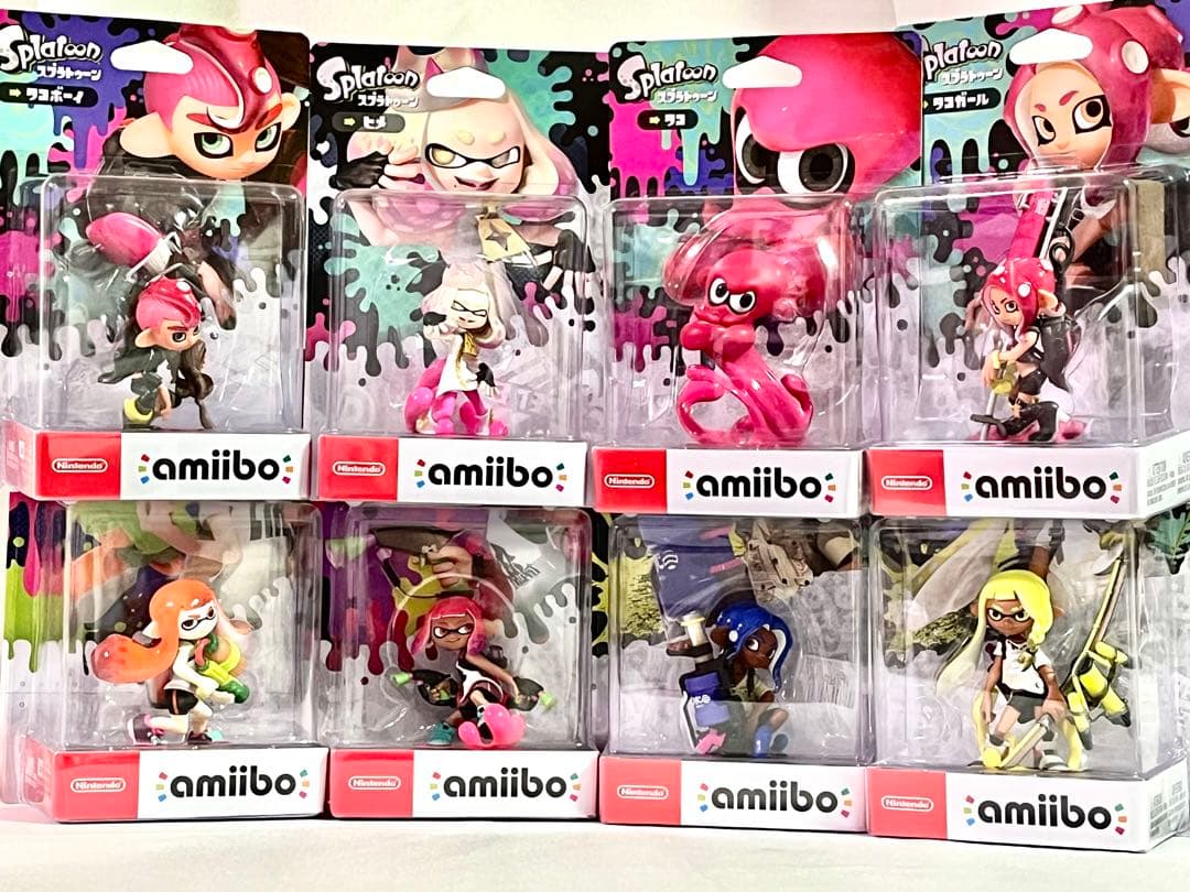 新品未使用未開封スプラトゥーン amiibo 8体セット