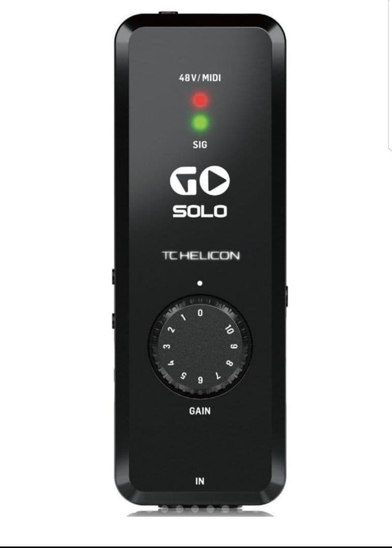 スマホ&PC　TC HELICON GO SOLO オーディオインターフェイス