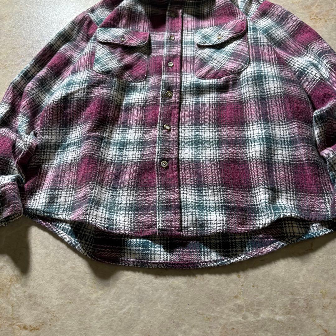 90s Levi's ALASKA SHIRTS古着ネルシャツUSA製レッド L - メルカリ