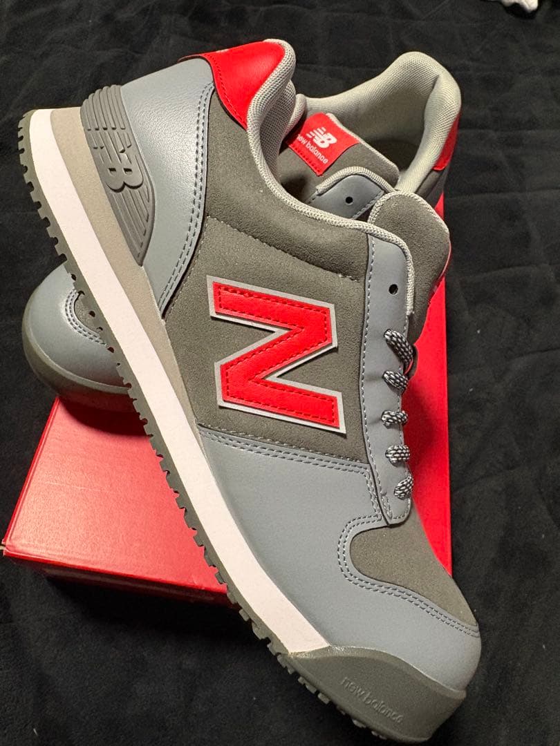 New Balance 安全靴 グレー/レッド　限定カラー