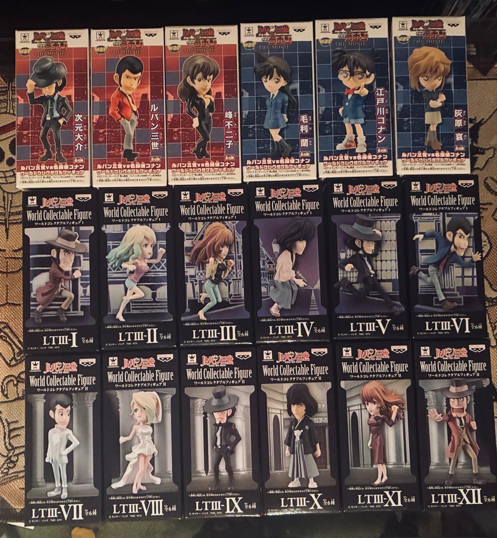 ルパン3世ワーコレ　ルパンvsコナンワーコレ　コンプリート18体セット