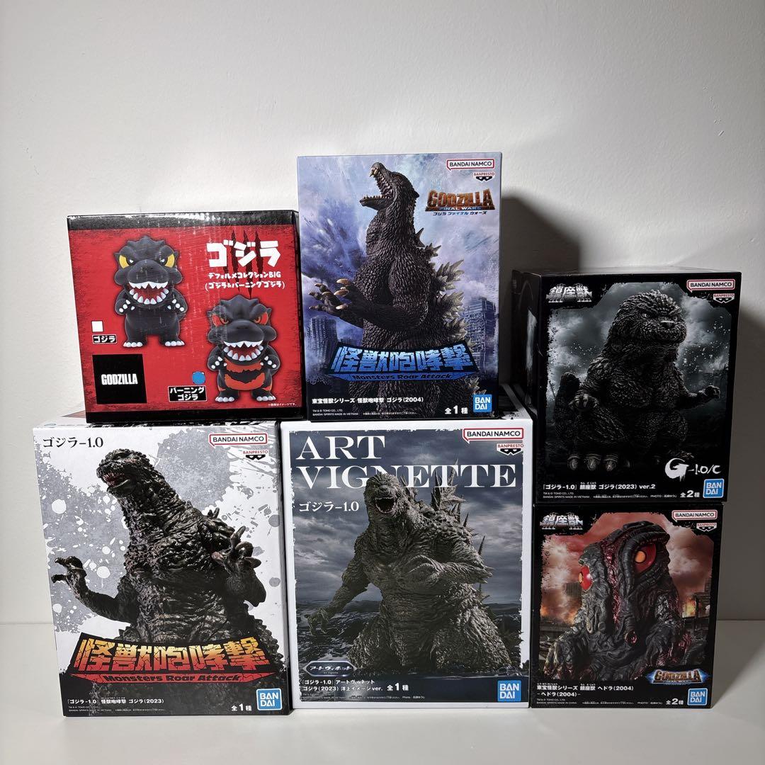 未開封 GODZILLA ゴジラ フィギュア 6体セット ゴジラ-1.0 ヘドラ