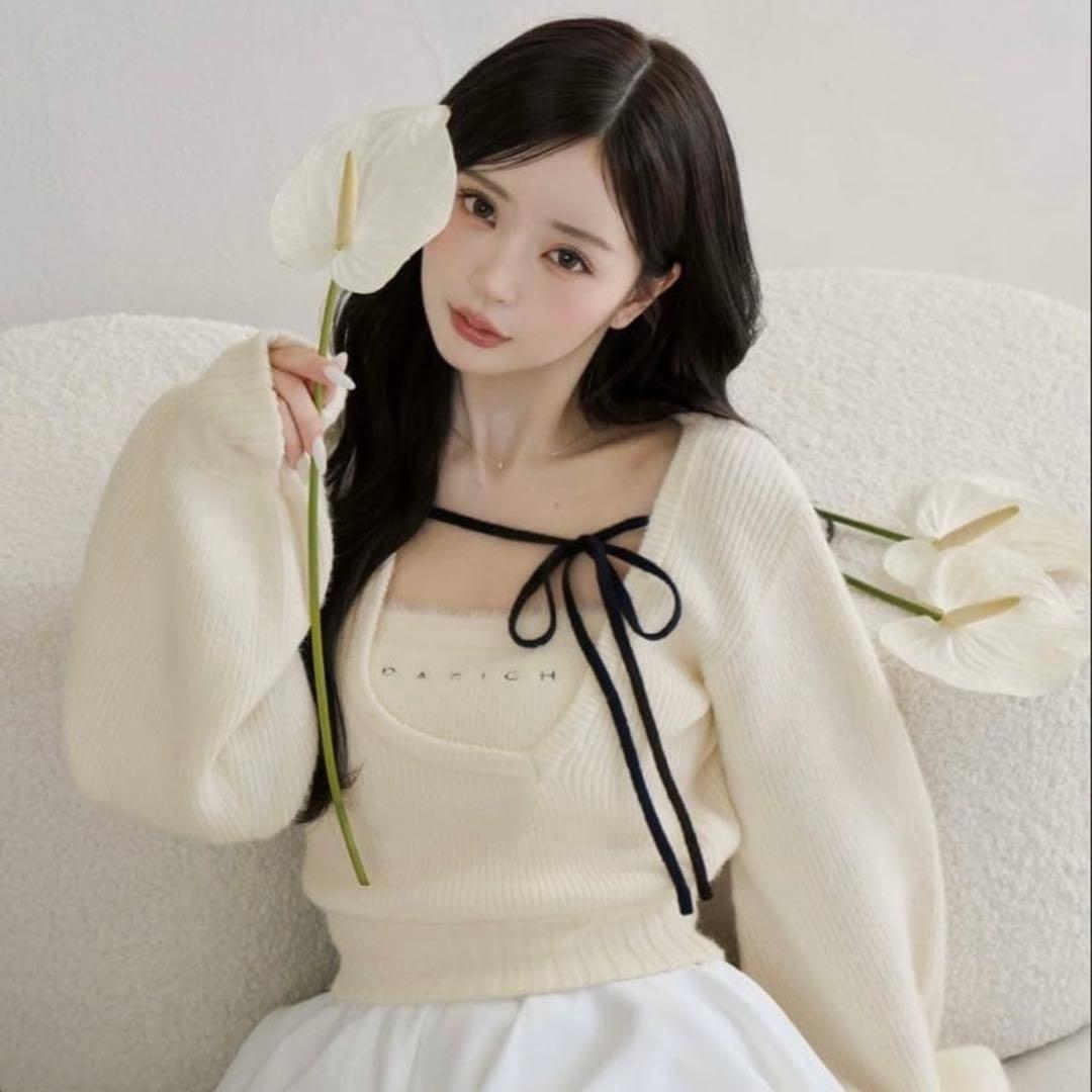 darich アシメレイヤードニットトップス - メルカリ