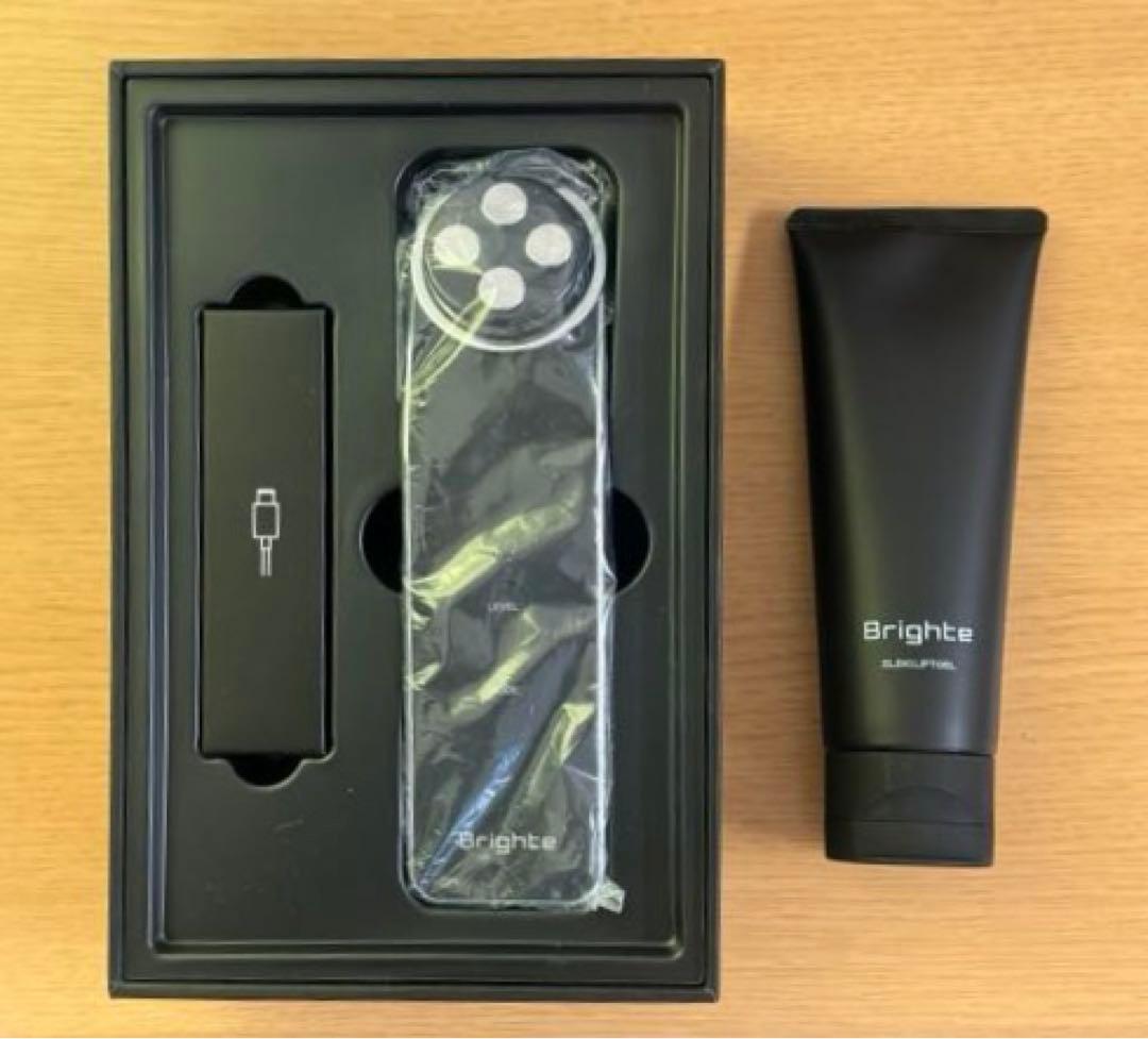 Brighte エレキリフト　美顔器 ブラック エレキリフトジェル付