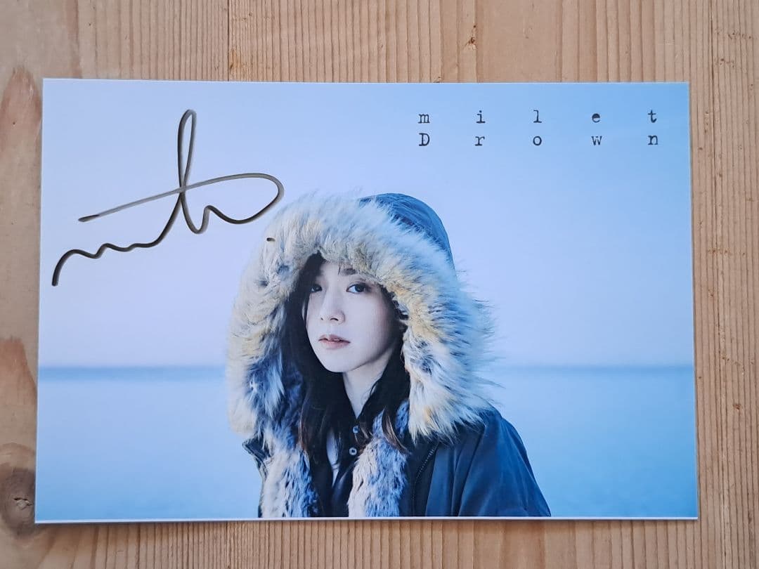 milet first live“eye” 直筆サイン入りポストカード 2026年最新】milet サインの人気アイテム - メルカリ