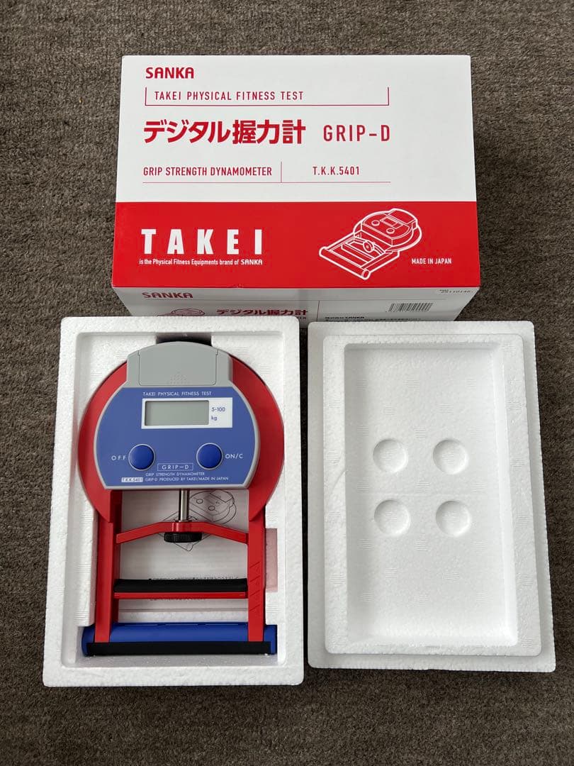 【新品】竹井機器工業 デジタル握力計 GRIP-D