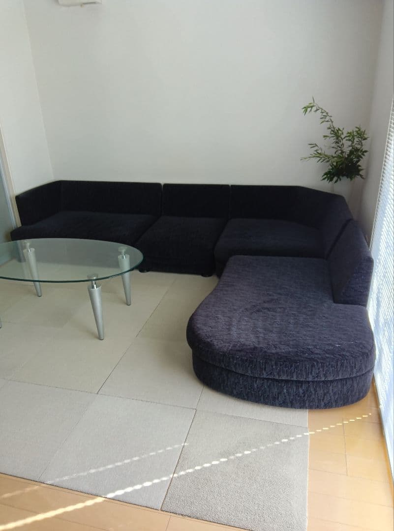 カリモク家具　 L字型コーナーソファ 「引き取り愛知県」