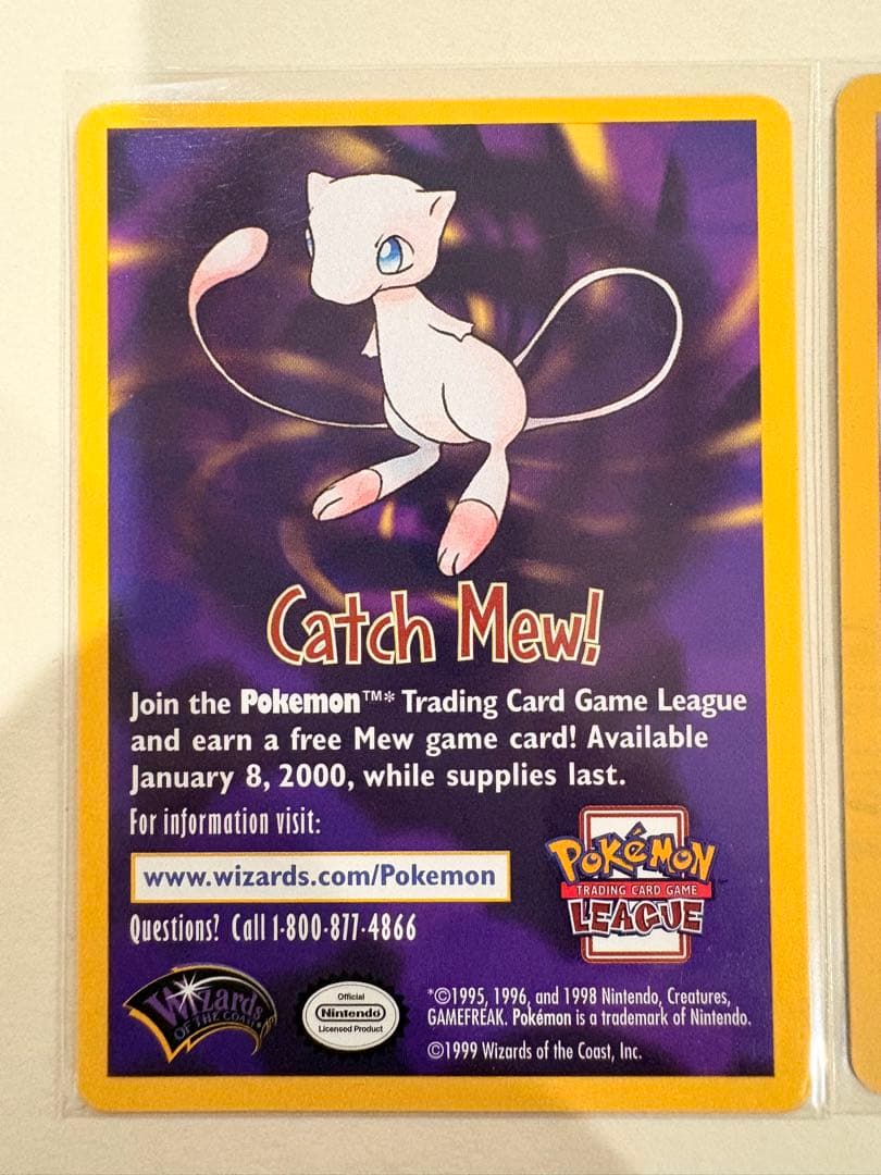 詳細は説明欄に！】 ミュウ mew ポケモンカード 英語版プロモ2種