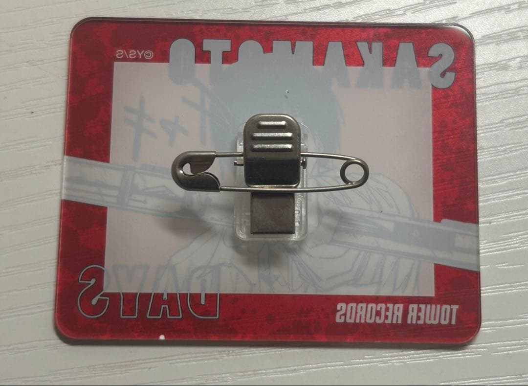 サカモトデイズ 原画展 タワーレコード タワレコ アクリルバッジ 南雲