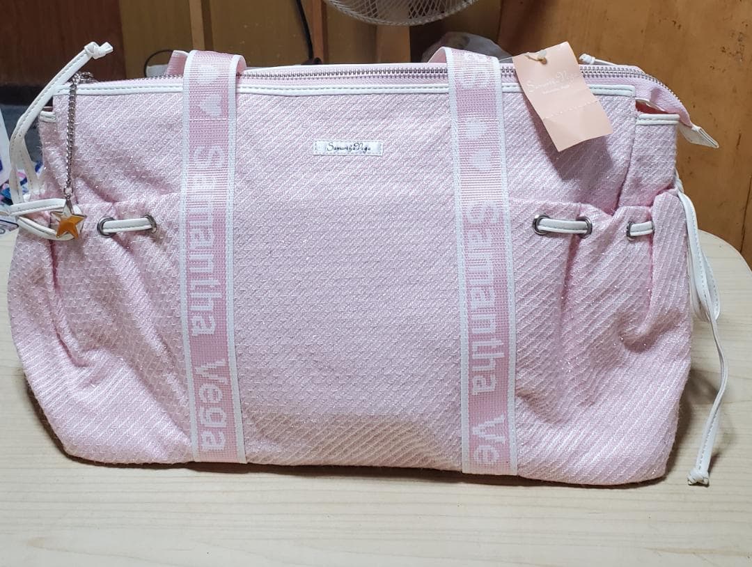 Samantha Vega ピンク ボストンバッグ