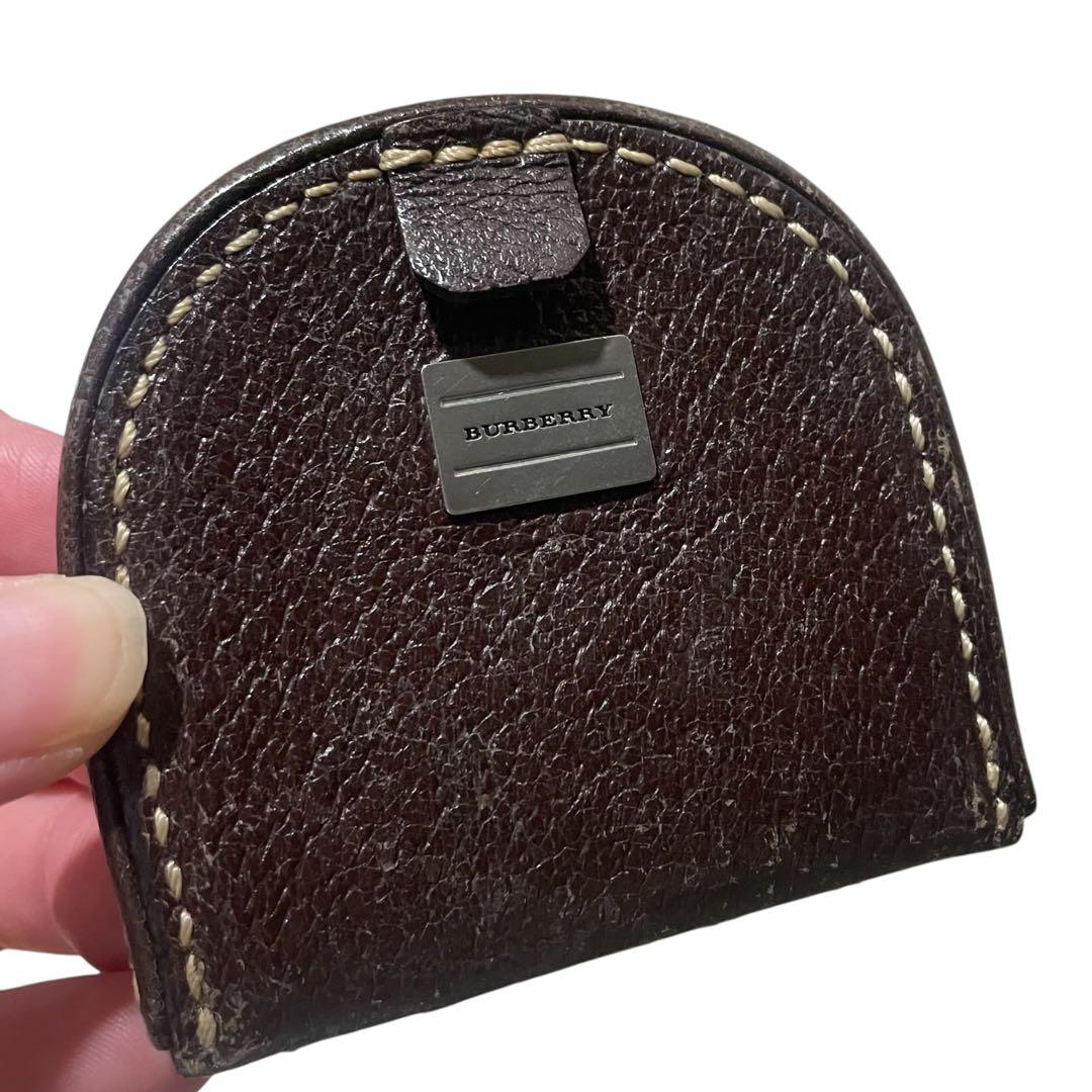 レア バーバリー レザー コインケース 馬蹄型 ノバチェック - メルカリ