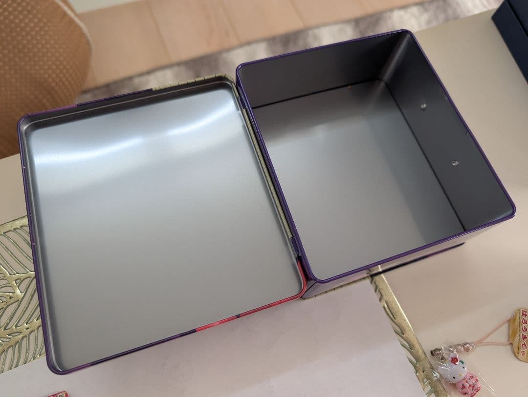 京都限定ハローキティ ストラップ6個セットオマケ 缶ケース付き