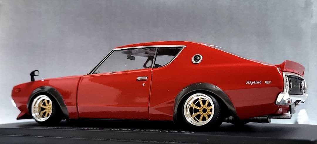 1/24　スカイライン改　ケンメリ2Dr　ワタナベ　深リム　ホイール