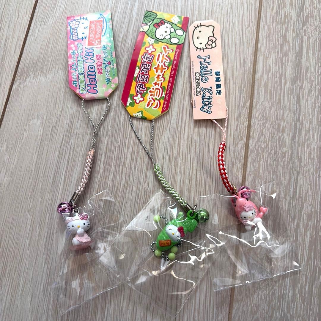 ご当地限定キティストラップ 静岡伊豆限定 3点セット - メルカリ
