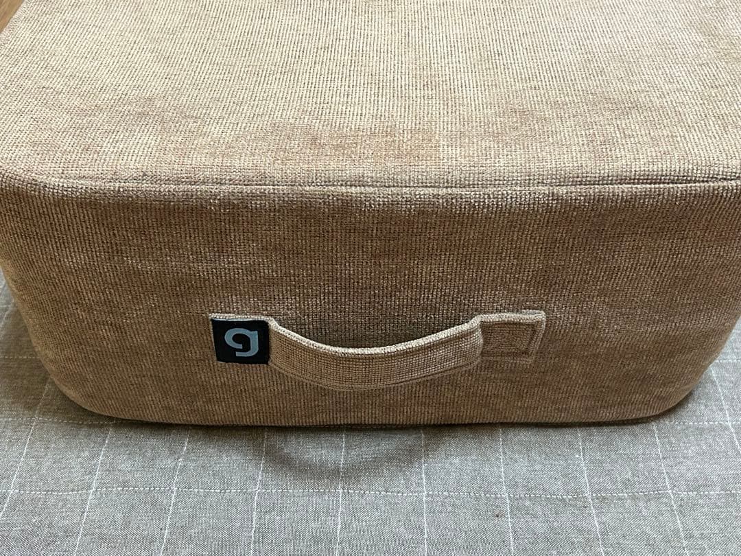 ジムテリア シェイプキューブ トランポリン クッション カカオブラウン