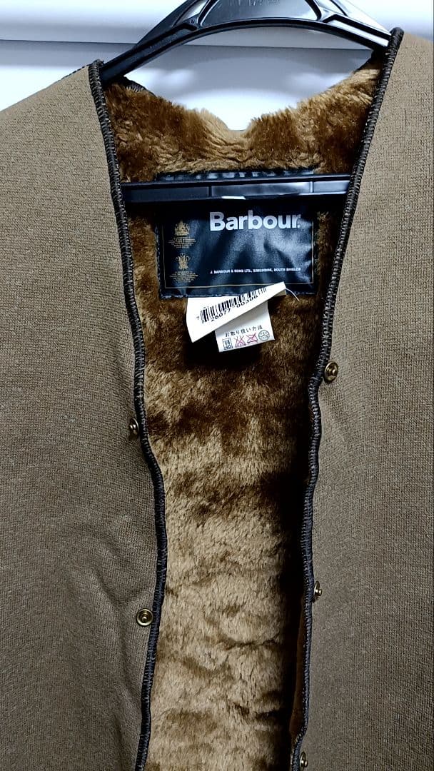 barbour ライナー 38 三井物産 ベスト バブアー - メルカリ