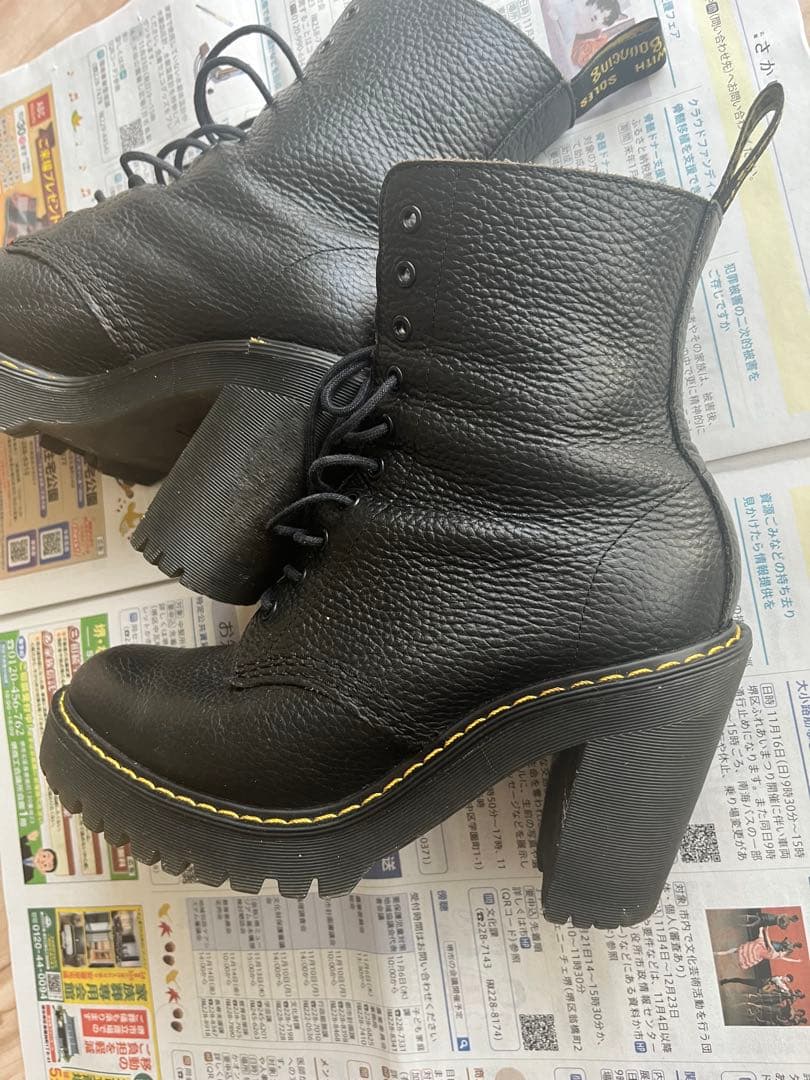 ドクターマーチン　ヒールブーツ　23〜23.5cm