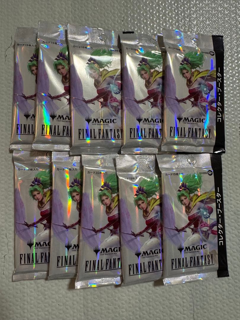 MTG　ファイナルファンタジー 　コレクターブースター　10パック　未開封