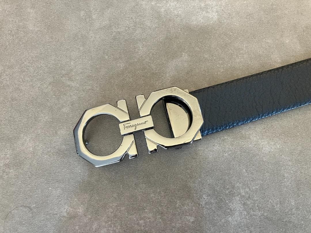 ⭐本月限定⭐ フェラガモ ダブルガンチーニベルト リバーシブル 八角形