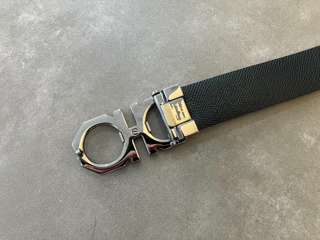 ⭐本月限定⭐ フェラガモ ダブルガンチーニベルト リバーシブル 八角形