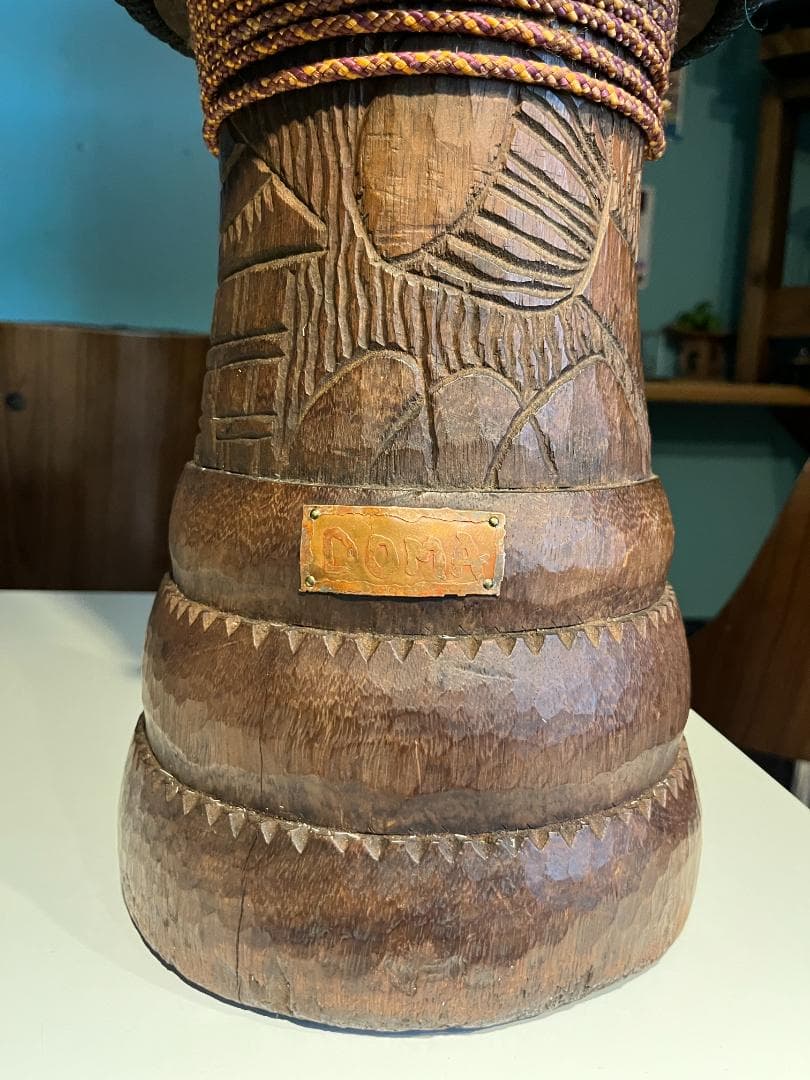 ジェンベ、ジャンベ、Djembe,DOMAカスタム、コートジボワール胴 - メルカリ