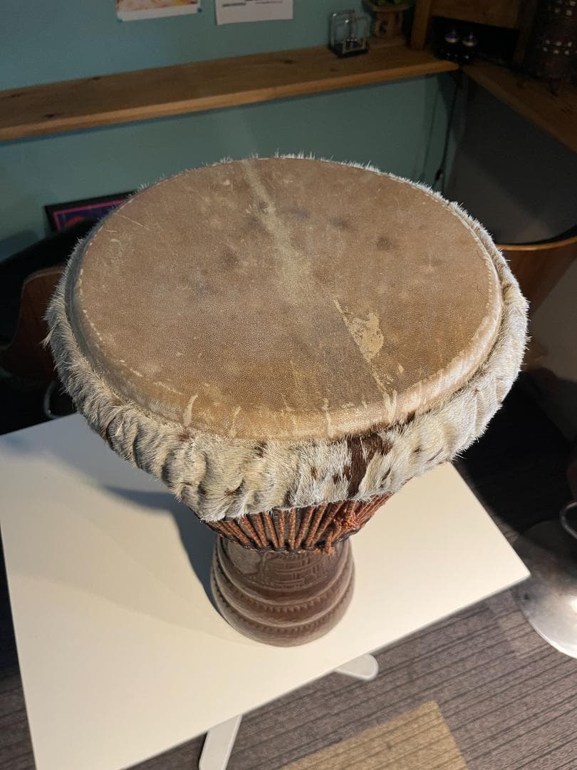 ジェンベ、ジャンベ、Djembe,DOMAカスタム、コートジボワール胴 - メルカリ