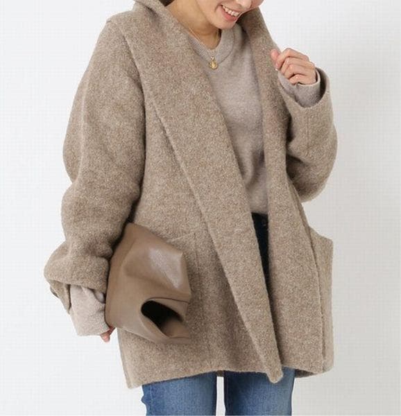 ドゥーズィエムクラス ローレン マヌージアン SHORT HOODIE GAWN