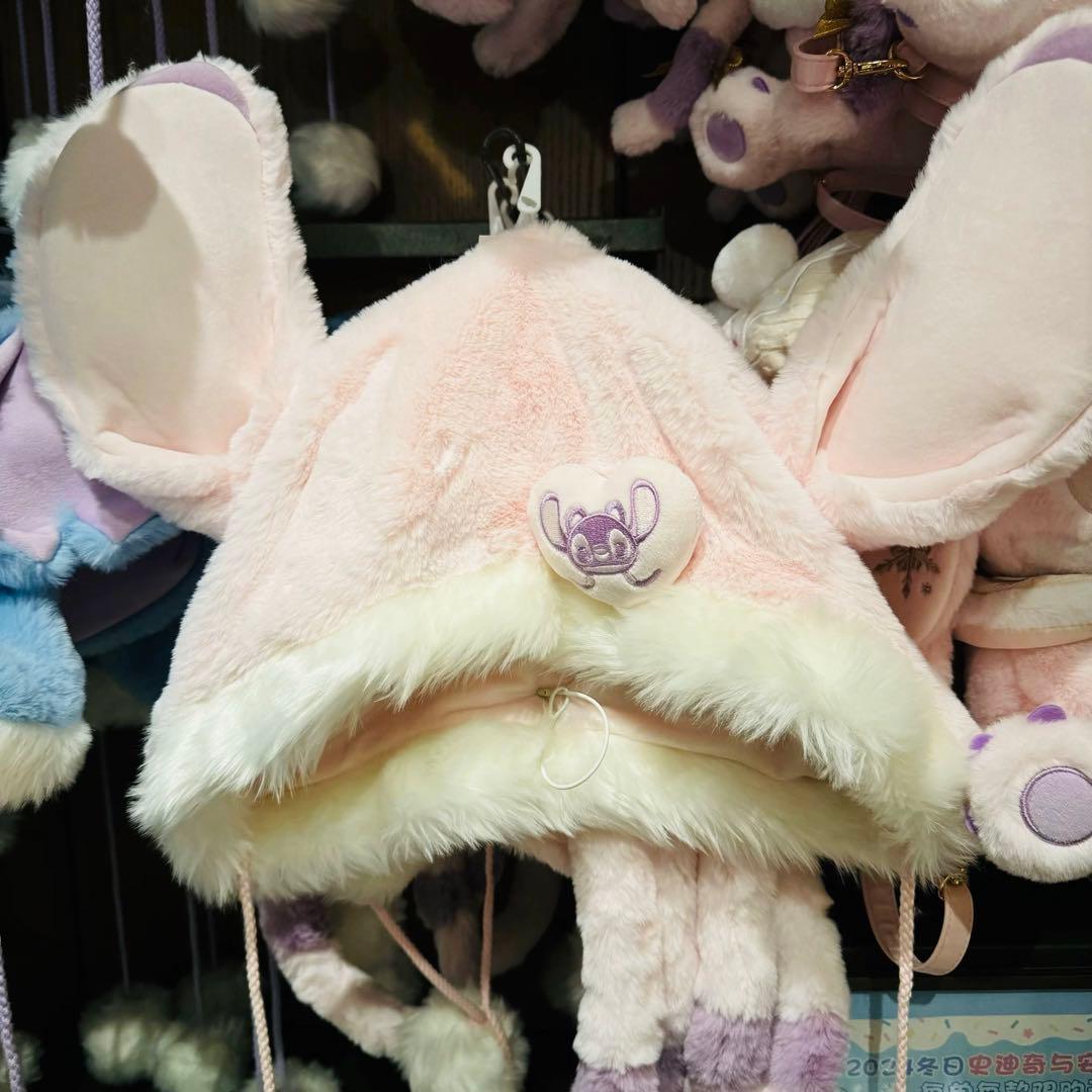 上海ディズニー クリスマス スティッチエンジェルふわふわファン