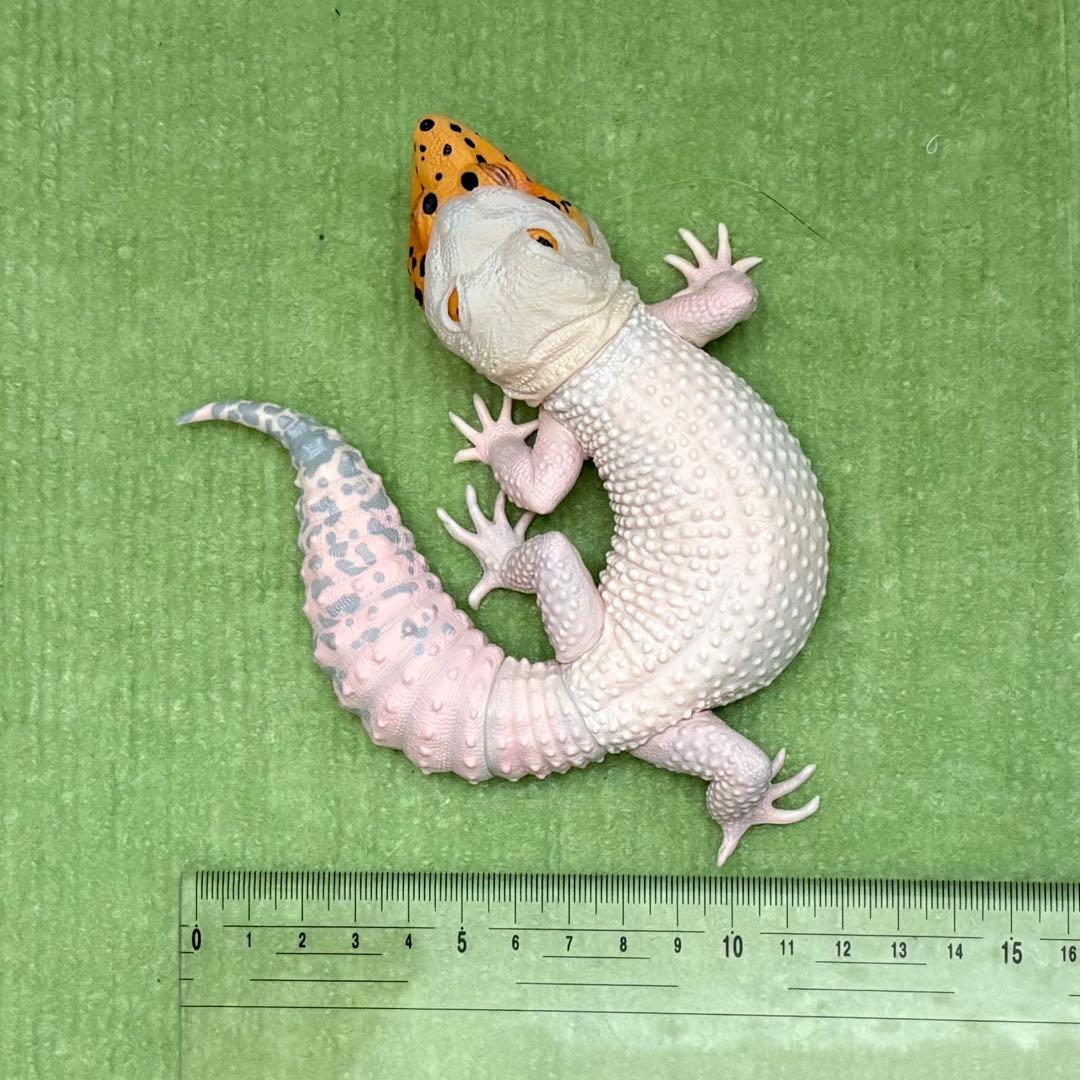 ヒョウモントカゲモドキ フィギュア 脱皮中 - メルカリ