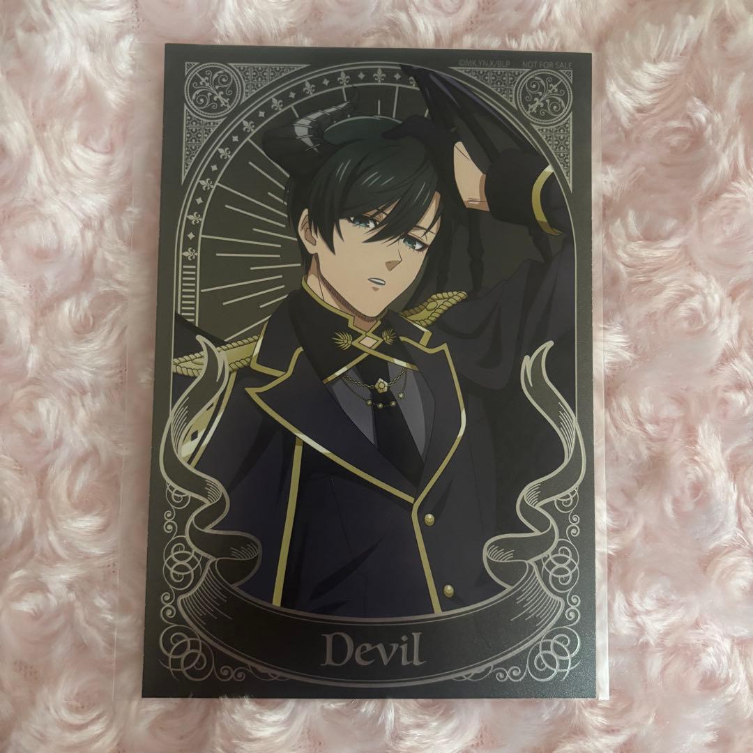 糸師 凛 ファボテリア 天使と悪魔 ポストカード レア 箔押し ブルー