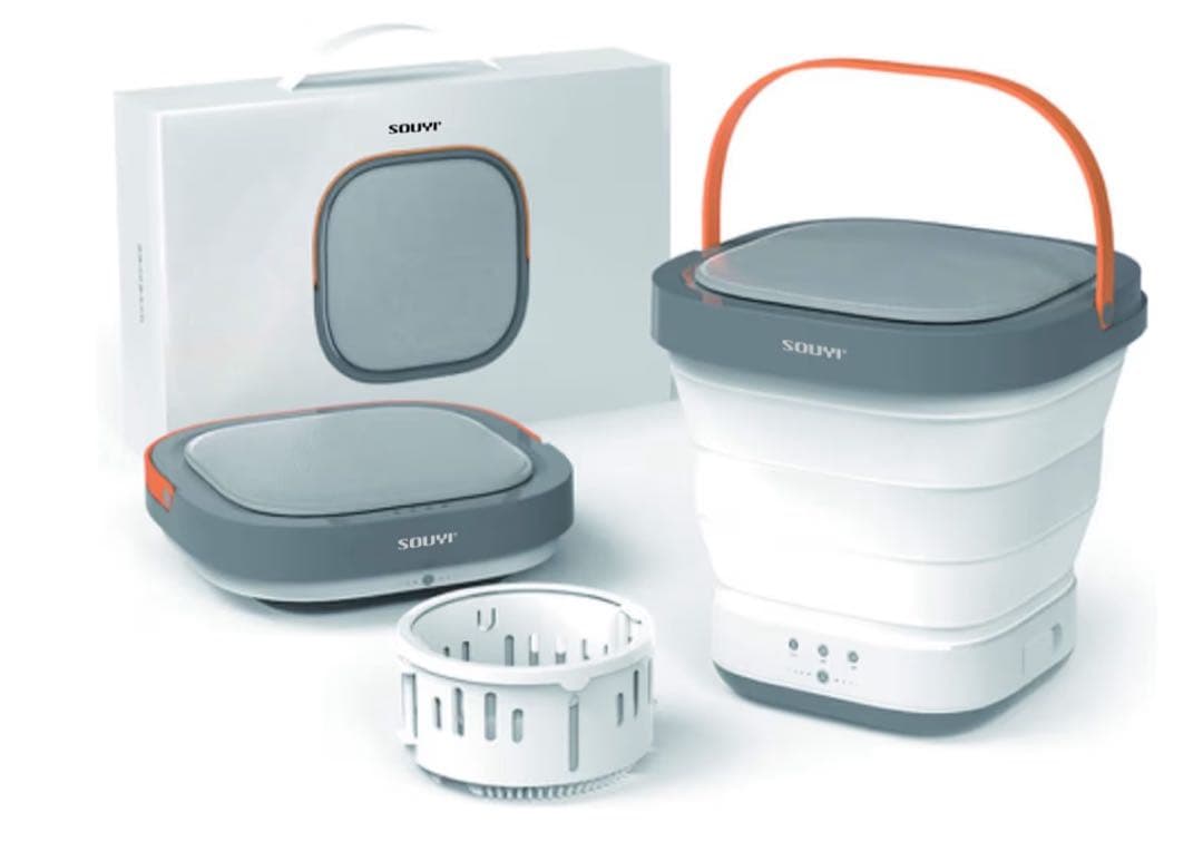 新品未使用 SOUYI コンパクト折りたたみ洗濯機 SY-135