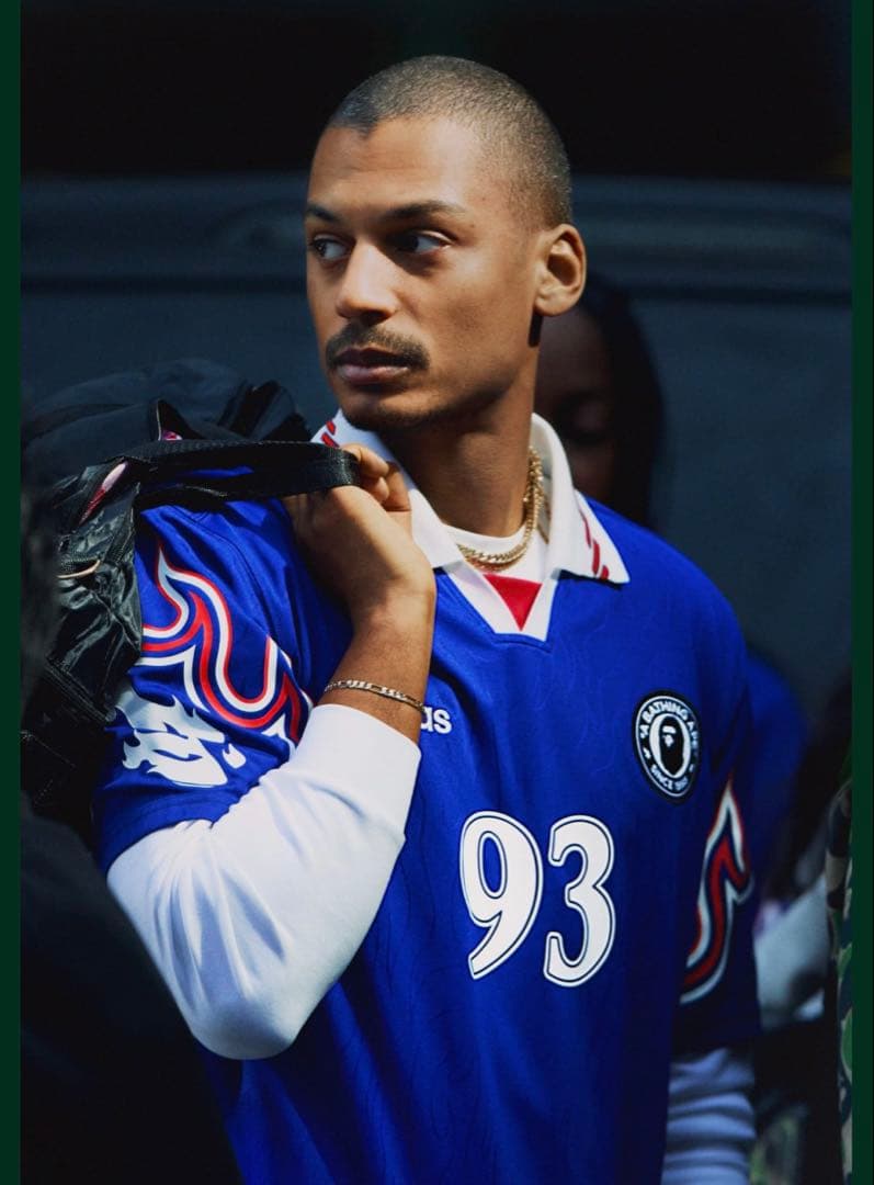 A BATHING APE x adidas Flame Jersey XL - メルカリ